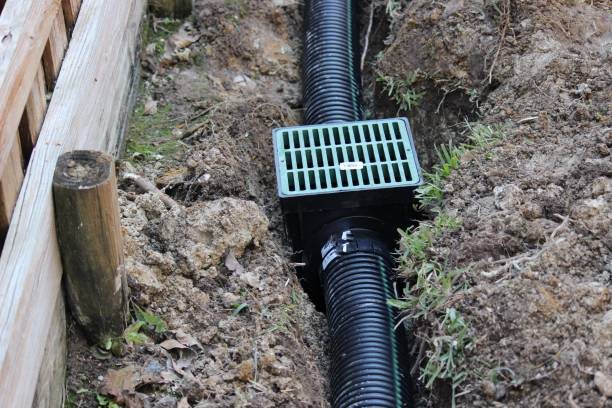 Yard drainage catch basin and pipe installation in Newburgh, IN